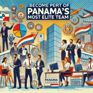 DALL·E 2024-10-22 19.08.53 - A compelling and dynamic illustration for a recruitment campaign titled 'Become Part of Panama's Most Elite Team.' The image should depict a diverse g